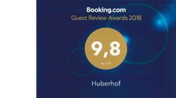 Booking Award Huberhof